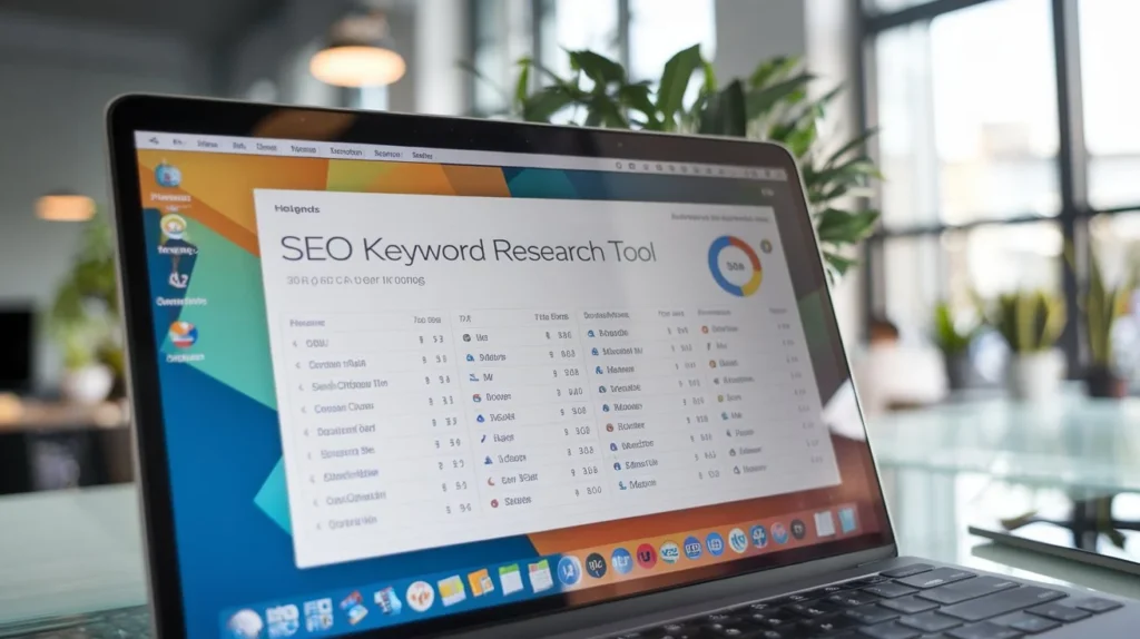SEO: The Ultimate Guide to Keyword Research for Beginners: Top 10 Steps 1 a-photo-of-a-laptop-computer-screen-disp_msTkYPJKSRuoKkNeuWeAjA_Y_f-auwOTyq_oN58QxdrFQ